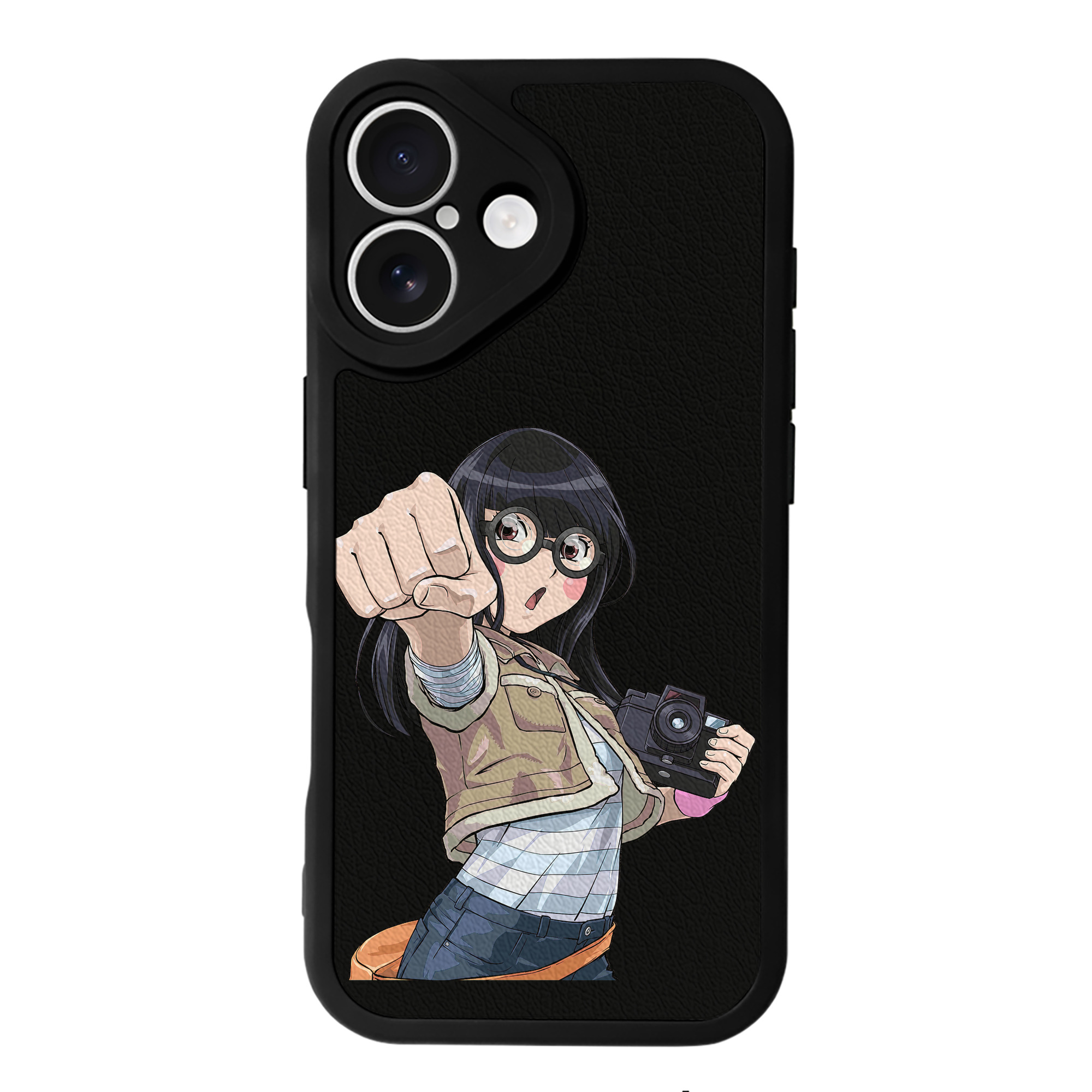 （画像用） 遊☆戯☆王 Yu-Gi-Oh! 【iPhone 16シリーズ対応】シリコンスマホケース（レザー調） 材質：シリコン